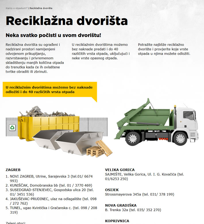 Naviku Usvojimo - Reciklazna dvorista