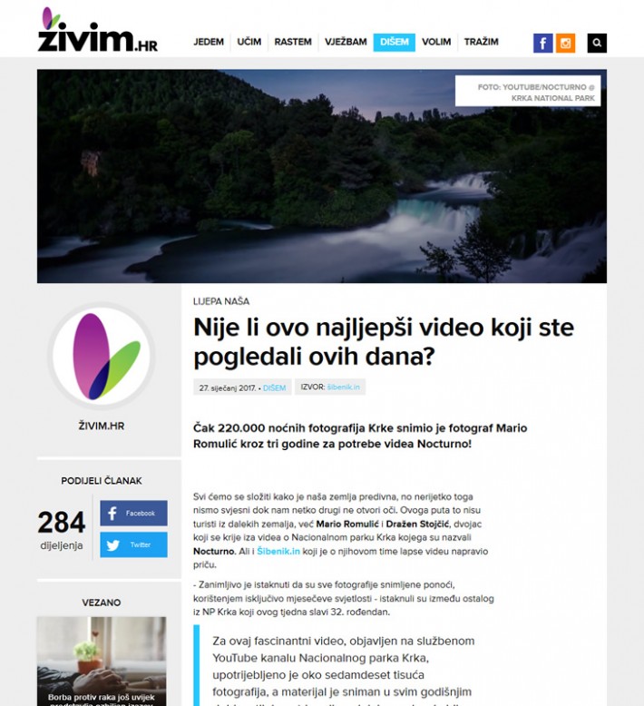 Zivim.hr - Article page